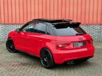 Audi A1 SPORTBACK 1.4 TFSI S-Line Pano Leer PDC 18" Stoelvw, Auto's, Audi, Euro 5, Zwart, 4 cilinders, 4 stoelen