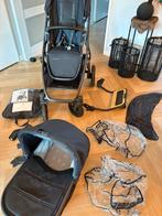 Uppababy Vista V2 Zwart Compleet Pakket, Gebruikt, Verstelbare duwstang, Combiwagen, Ophalen