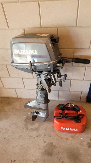 Suzuki 6 pk 2 takt / kortstaart met tank / motor beschikbaar voor biedingen