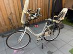 Gazelle Bloom Moederfiets met 2 Bobike zitjes, Ophalen, 50 tot 53 cm, Gazelle, Gebruikt