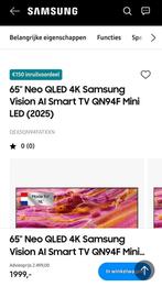 Samsung Neo QLED 4K QN94F (2025) - 65" & 50" Nieuw!, Ophalen, QLED, Nieuw, 120 Hz