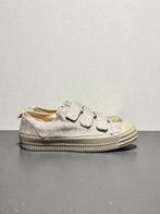 Novesta x Gray Label grijs sneakers klittenband wol look 40, Ophalen of Verzenden, Novesta, Grijs, Sneakers of Gympen