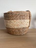 Mand, Ophalen of Verzenden, Zo goed als nieuw, Rond, Riet