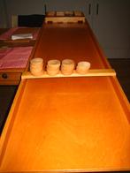 sjoelbak, Een of twee spelers, Ophalen, Zo goed als nieuw, Handgemaakte bak