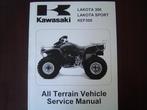Kawasaki Lakota 300 KEF300 1995 - 2003 ATV service manual, Ophalen of Verzenden, Kawasaki