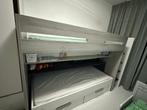 Dubbel bed, Kinderen en Baby's, Kinderkamer | Bedden, Ophalen, 85 tot 100 cm, Gebruikt, Hoogslaper of Stapelbed