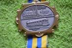 medaille150 jaar Ned.Spoorwegen station Rotterdam-Schevening, Ophalen of Verzenden, Overige materialen, Nederland