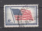 USA Amerika met de vlag United States, Postzegels en Munten, Postzegels | Amerika, Verzenden, Noord-Amerika, Gestempeld