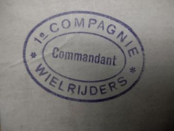 Stafkaart Almelo 1e compagnie Regiment Wielrijders  beschikbaar voor biedingen