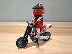Playmobil crossmotor met vering en poppetje, Kinderen en Baby's, Speelgoed | Playmobil, Ophalen of Verzenden, Zo goed als nieuw