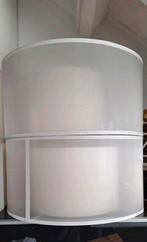 1 lampenkap 2 laags doorschijnend (2 kappen dus), Huis en Inrichting, Lampen | Lampenkappen, Ophalen, 25 tot 50 cm, Wit, Rond