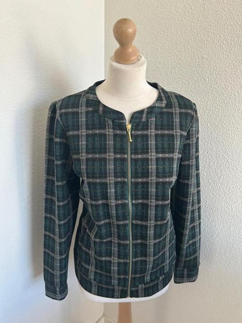 King Louie maat XL groen geruit retro vest glitter NIEUW, Kleding | Dames, Truien en Vesten, Nieuw, Maat 46/48 (XL) of groter