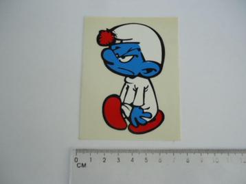 sticker oud SLAAP SMURF peyo strip retro slaapsmurf muts beschikbaar voor biedingen