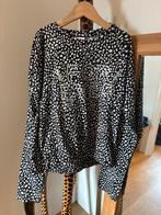 Zwart/wit truitje met glitter - maat 152/158, Ophalen of Verzenden, Zo goed als nieuw, Maat 34 (XS) of kleiner, Zwart