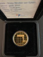 GOUDEN GULDEN 2001 - .9999 goud - proof, Postzegels en Munten, Munten | Nederland, Ophalen, 1 gulden, Koningin Beatrix, Goud