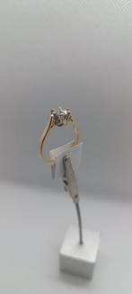 Ruilen tegen auto – 14K gouden ring met diamant, Sieraden, Tassen en Uiterlijk, Ringen, Nieuw, Ophalen of Verzenden, 17 tot 18