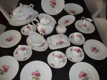 Vintage servies KAISER Marie Antoinette Moss rose 28 dlg beschikbaar voor biedingen