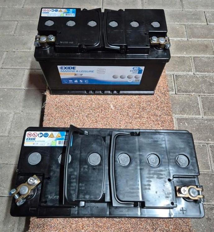 Exide ES900 Leisure Gel accu, 12volt. 80Ah., Caravans en Kamperen, Camper-accessoires, Ophalen