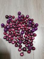 95 mini kerstballen glas paars aubergine, Diversen, Ophalen of Verzenden, Zo goed als nieuw