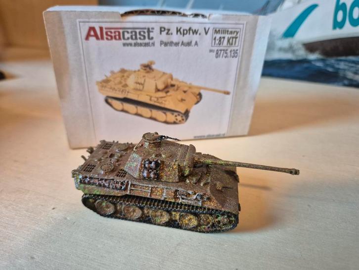H0 alsacast minitanks Panther ausfuhrung A tank en transport, Hobby en Vrije tijd, Modeltreinen | H0, Nieuw, Wagon, Gelijkstroom