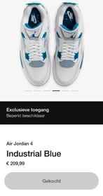 Air Jordan 4 industrial blue maat 45, Nieuw, Blauw, Ophalen of Verzenden