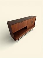 Vintage Wébé Combikast Louis van Teeffelen, Ophalen, Gebruikt, 100 tot 150 cm, Teakhout