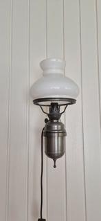 vintage tinnen wandlamp, Ophalen, Gebruikt