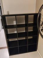 Zwarte IKEA Kast - Perfect voor Opslag, Ophalen, Gebruikt, Hout, Cd's