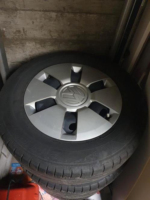 Polo, seat, skoda 5x100 velgen met zommerbanden, Auto-onderdelen, Banden en Velgen, Banden en Velgen, Zomerbanden, Overige maten