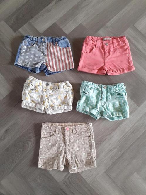 Set Korte Broeken 5x, Maat 110, Kinderen en Baby's, Kinderkleding | Maat 110, Gebruikt, Meisje, Broek, Ophalen of Verzenden