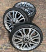 Orig. 18” Mini F56 velgen + tpms + 205/40 R18 Pirelli, 18 inch, Gebruikt, Banden en Velgen, Zomerbanden