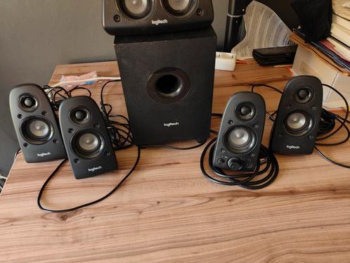 Logitech Z506, Audio, Tv en Foto, Luidsprekers, Gebruikt, Complete surroundset, Minder dan 60 watt, Overige merken, Ophalen