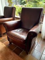 leren fauteuils, Ophalen, Gebruikt, Klassiek, 50 tot 75 cm
