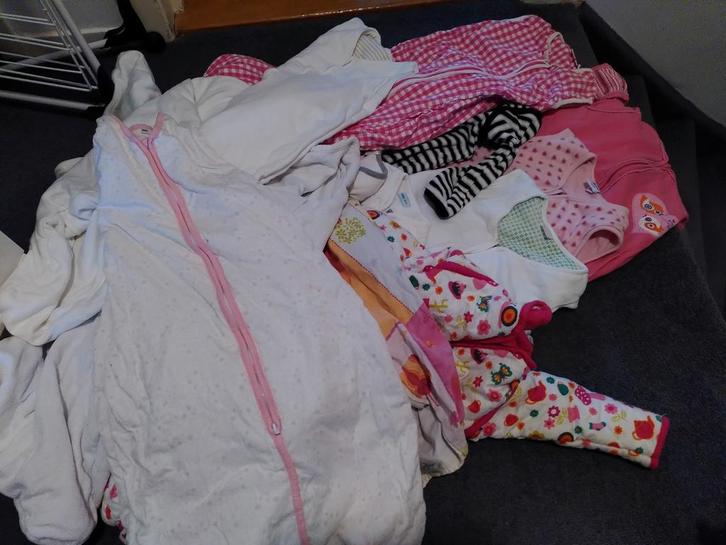 Pakket babyslaapzakken alle maten van 50/56 t/m 110., Kinderen en Baby's, Dekens, Slaapzakjes en Inbakerproducten, Zo goed als nieuw