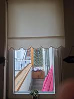 Crème Rolgordijn met Sierrand, 100 tot 150 cm, Crème, 100 tot 150 cm, Ophalen of Verzenden