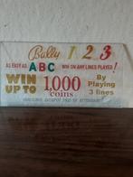 Bally slotmachine topsigns, Ophalen of Verzenden, Nieuw