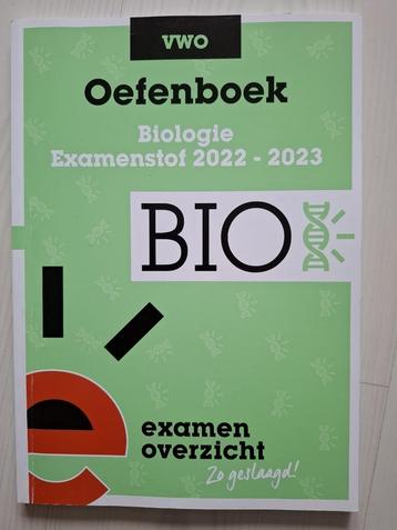 Examenoverzicht oefenboek en samenvatting Biologie VWO. beschikbaar voor biedingen