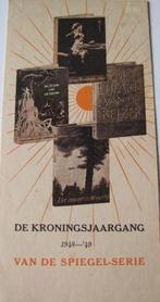 folder van de kroningsjaargang van de Spiegel serie 1948, Boeken, Catalogussen en Folders, Folder, Gelezen, Ophalen of Verzenden