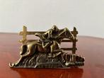 Vintage messing paard en jockey brievenrek., Ophalen of Verzenden