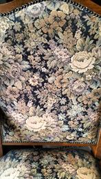 Vintage Stoel met Bloemenmotief, Ophalen, Hout, Gebruikt, Overige kleuren