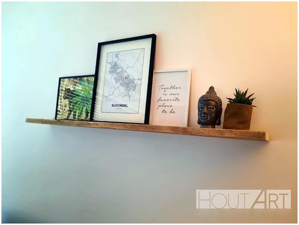 Wandplank onzichtbare bevestiging steigerhout, Info@hout-art.nl, Nieuw, Ophalen of Verzenden, Hoeves 3 in Schijndel