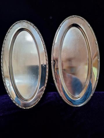 Vintage verzilverde Serveerschalen (Set) beschikbaar voor biedingen