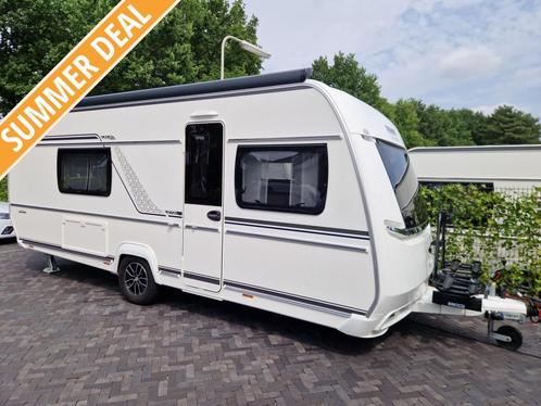 Fendt Bianco Activ 550 SD Thule/Mover/Fietsdr/Airco, Caravans en Kamperen, Caravans, Bedrijf, tot en met 4, 1250 - 1500 kg, Standaardzit