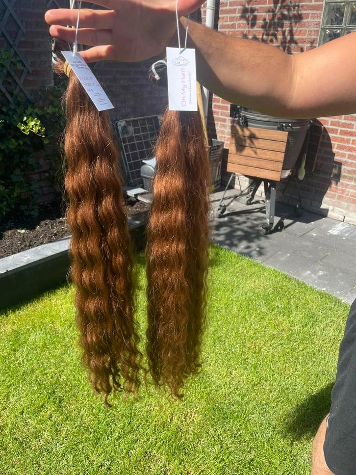 1 donor hair weave extensions krullen golvende weft india, Sieraden, Tassen en Uiterlijk, Uiterlijk | Haarverzorging, Nieuw, Pruik of Haarverlenging