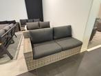 Tuinset te koop – Rechter Open Bank wicker met Dikke Kussens, Ophalen, 3 zitplaatsen, Zo goed als nieuw, Loungeset