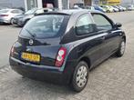 Nissan Micra 1.2 Visia Elektr. Pakket Nieuwe APK, Voorwielaandrijving, Gebruikt, 4 cilinders, Zwart