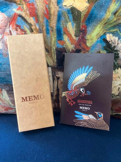 Memo Paris Argentina edp 10ml+ monster, Sieraden, Tassen en Uiterlijk, Uiterlijk | Parfum, Ophalen