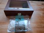 Humidor met 2 boveda packs en meter, Verzamelen, Rookartikelen, Aanstekers en Luciferdoosjes, Ophalen of Verzenden, Zo goed als nieuw