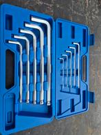 Inbussleutelset 4-17mm in Blauwe Koffer, Doe-het-zelf en Verbouw, Gereedschap | Handgereedschap, Ophalen of Verzenden, Zo goed als nieuw