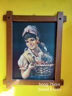 Vintage schilderij, Ophalen, Zo goed als nieuw, Schilderij, Minder dan 50 cm
